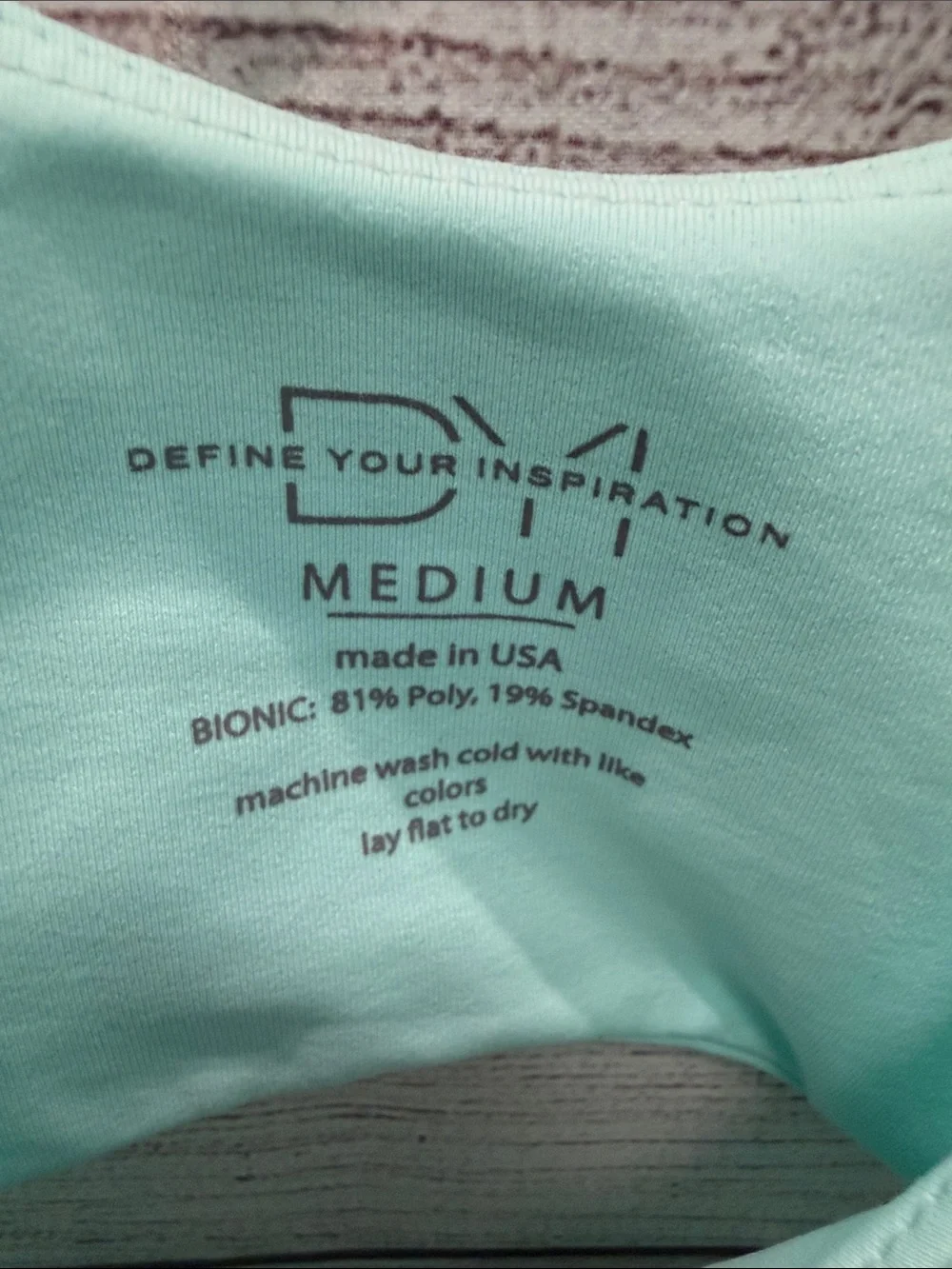DYI Mint Scoop Neck Sports Bra